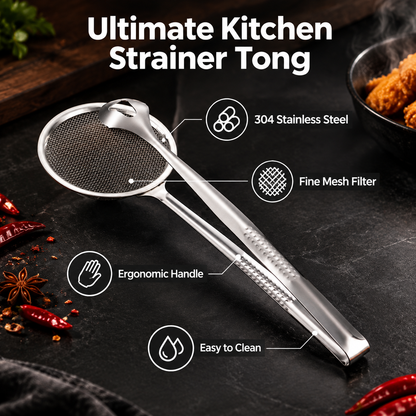 💥Last 200 pieces, 50% off✅ Michelin chef recommended multi-functional stainless steel oil filter clip