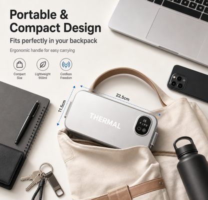 🔥Rechargeable Heated Lunch Box | Enjoy Hot Meals Everywhere