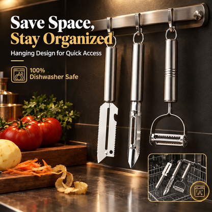 💥50% OFF 🔪Medical-grade stainless steel slicer set (3 pieces)