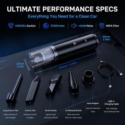 Mini car vacuum cleaner