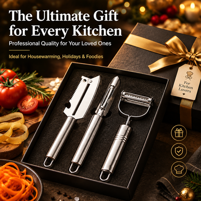 💥50% OFF 🔪Medical-grade stainless steel slicer set (3 pieces)
