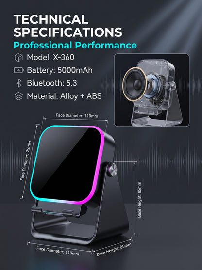 💓Brand Special: Half Price | High-Quality Magnetic Stand Speaker | Suitable for Indoor & Outdoor Use
