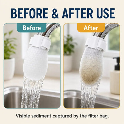 🔥75K+ SOLD!💧 Disposable Cotton Faucet Filter Bags