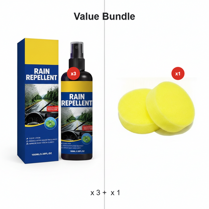 🚗Crystal Clear Windshield Rain Repellent Spray