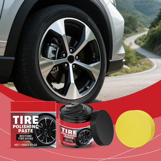 🔥Buy 1 Get 1 Free🔥Car Tire Restorer And Shine Paste For Long Lasting Black And Glossy Tires