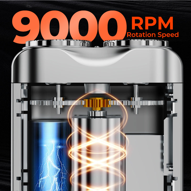 Half-price sale! Over 200,000 units sold this month! ✨ Portable mini rotary electric shaver for men! Shave easily anytime, anywhere.