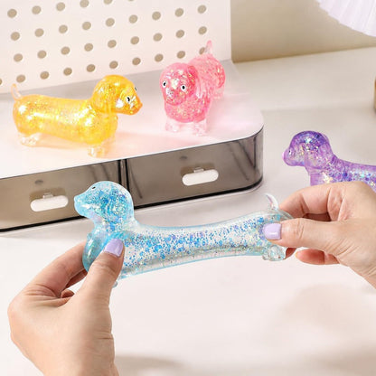 🔥100,000+ monthly sales, limited-time 50% off!✨ Buy 2 get 2 free!🔥 A shimmering, cuddly dachshund slow-rebound stress-relieving toy.