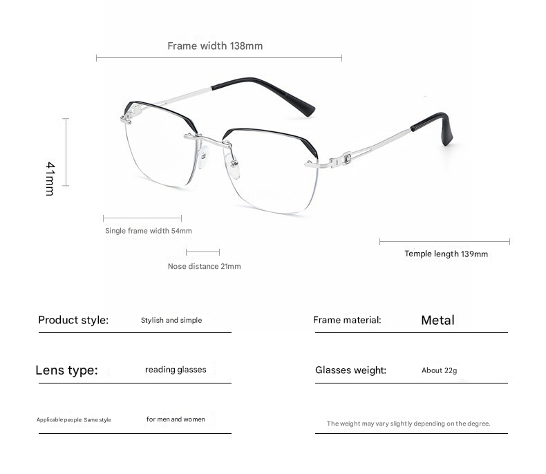 ⚡The only authentic version⚡Place an order today and enjoy a 50% discount🔥Reading glasses with Smart Zoom Anti-Blue Light🎁Free Box