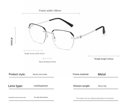⚡The only authentic version⚡Place an order today and enjoy a 50% discount🔥Reading glasses with Smart Zoom Anti-Blue Light🎁Free Box