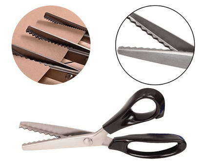 🥳2026 HOT SALE🥳💞50K+ SOLD! ✂️🧵 50% OFF! DIY Serrated Sewing Scissors – Ultra-sharp stainless steel, cuts cleanly to the tip. Ideal for fabric, leather & paper – perfect zigzag edges every time! 🎨✅
