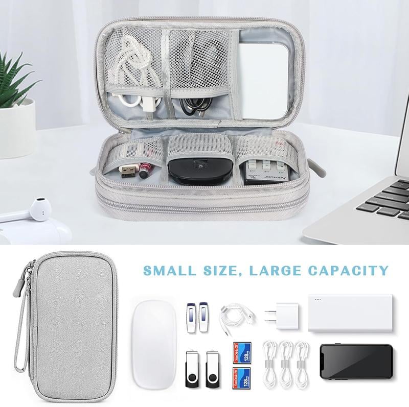 🔥Newest 2026 Model | 50% OFF Today | Travel Cable Organizer Bag – Dual-Layer Multifunctional Case