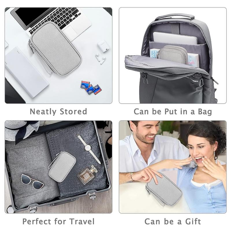 🔥Newest 2026 Model | 50% OFF Today | Travel Cable Organizer Bag – Dual-Layer Multifunctional Case