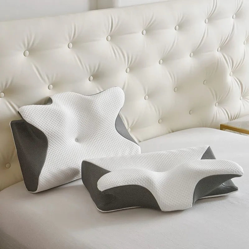 🦋Limited-time 50% discount Aura Rest Butterfly Memory Foam Neck Pillow 🛌 Ergonomic Butterfly Design, Soft Memory Foam for Travel & Sleep