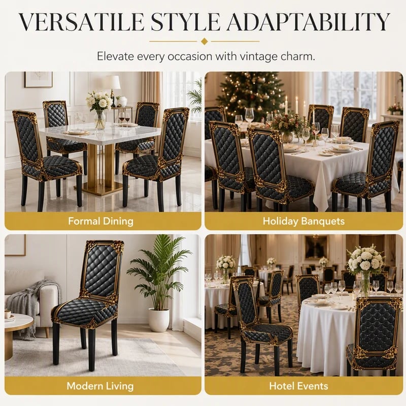📢📢 Buy 3, get 3 free!! ⏰ Washable, stretchy chair cover – Snug-fitting, durable, and easy to clean ✨