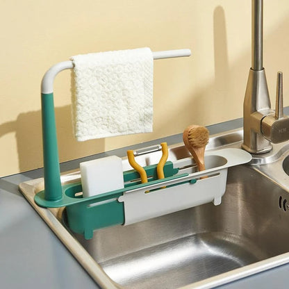 🔥Limited Time 50% OFF Buy one get one free🔥Updated Telescopic Sink Storage Rack