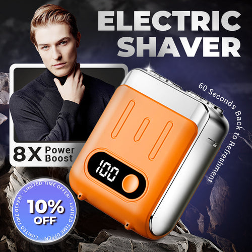 Half-price sale! Over 200,000 units sold this month! ✨ Portable mini rotary electric shaver for men! Shave easily anytime, anywhere.