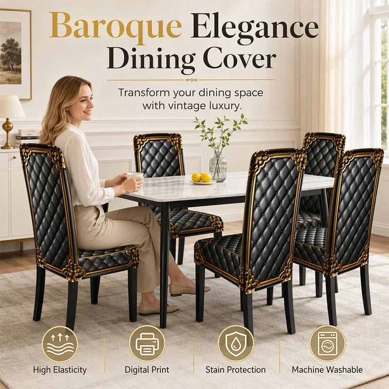 📢📢 Buy 3, get 3 free!! ⏰ Washable, stretchy chair cover – Snug-fitting, durable, and easy to clean ✨