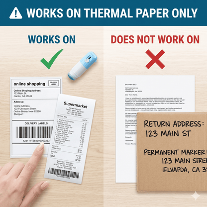 🔥Latest 2026 Privacy Protection Stamp – 50% Off🔥2-in-1 Box Cutter & Thermal Paper Eraser