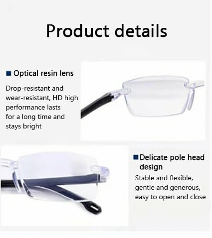 ⚡The only authentic version⚡Place an order today and enjoy a 50% discount🔥Reading glasses with Smart Zoom Anti-Blue Light🎁Free Box