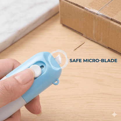 🔥Latest 2026 Privacy Protection Stamp – 50% Off🔥2-in-1 Box Cutter & Thermal Paper Eraser