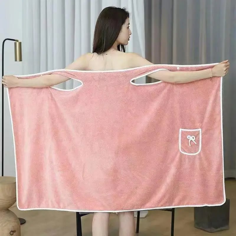 🔥Monthly sales of 150,000+, limited-time 50% off🎁Wearable, absorbent, soft adult bathrobe