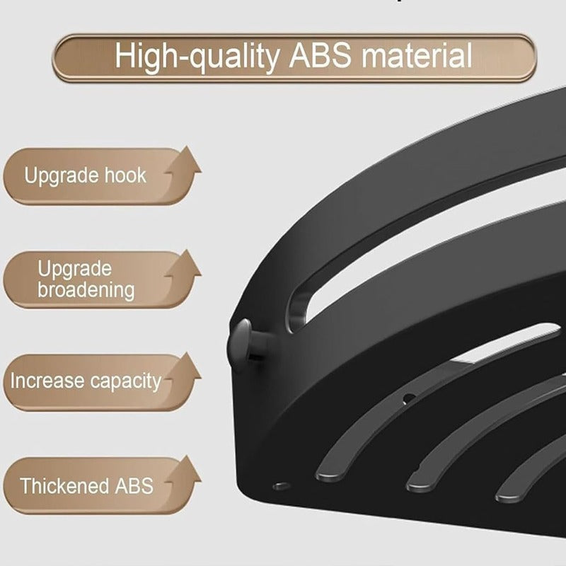 🌟Best-Seller | A Household Essential | Drill-Free Triangular Shower Shelf