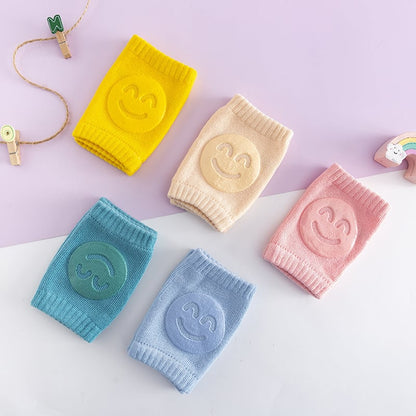 👶Baby 5-Pair Non-Slip Knee Pads, Thick Soft Contoured Fit for Crawling, Durable Fall Protection