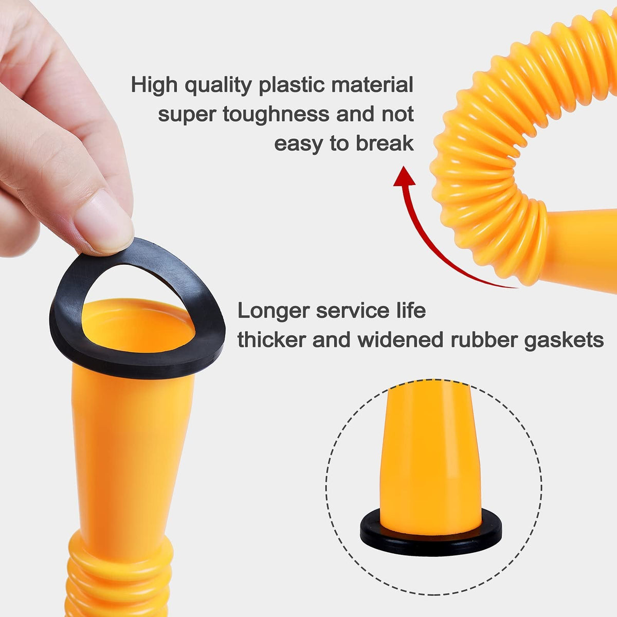 🔥Monthly sales of 200,000+ upgraded replacement gasoline cans with flexible nozzles