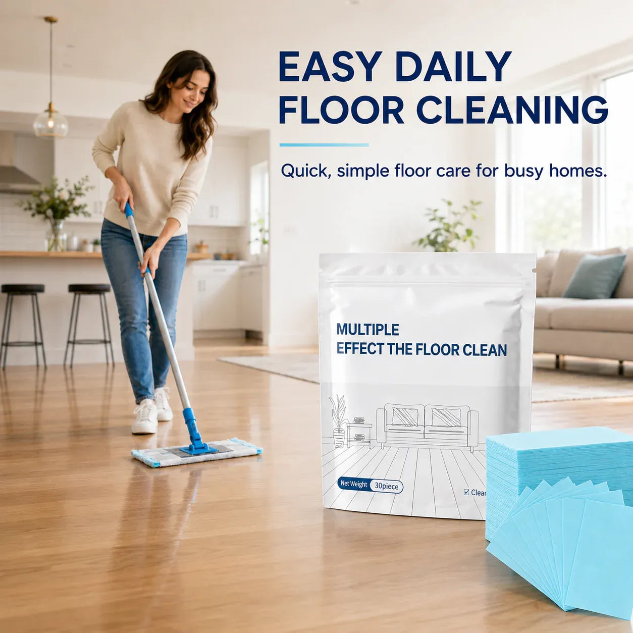 Newest 2026 Home Cleaning Tablets|Floor Cleaning Tablets Multi-Surface Antibacterial Cleaner