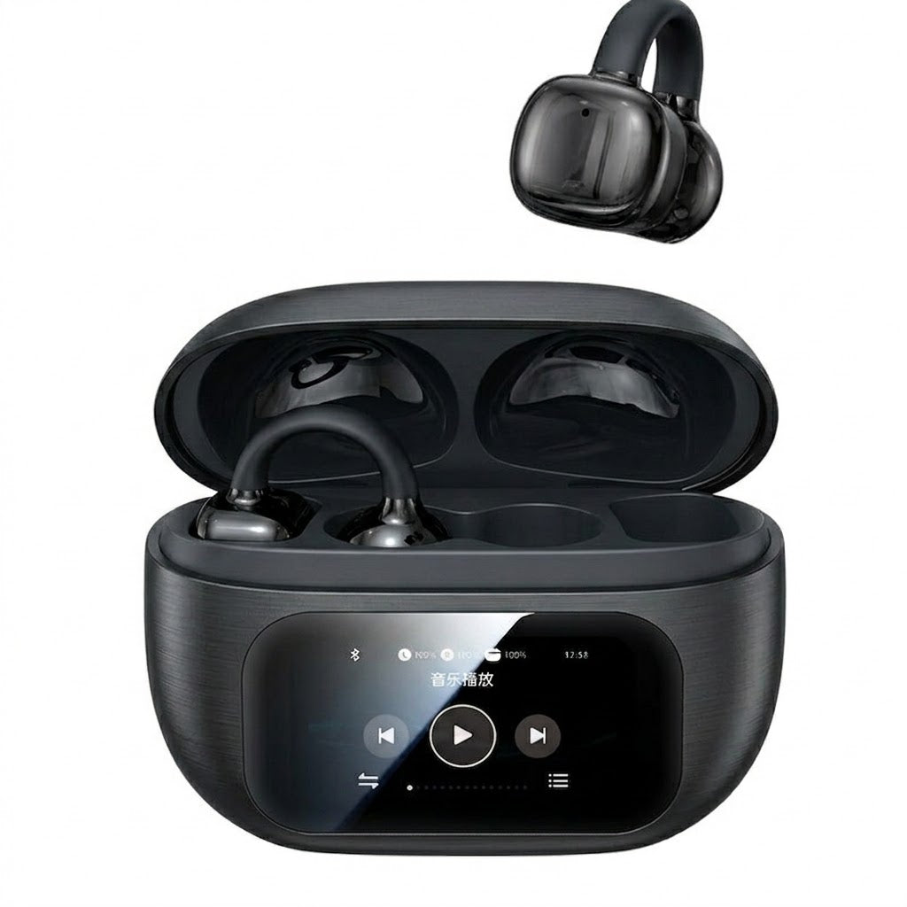🔥True Powerful Bluetooth 5.4 Open Ear Earbuds, IPX5 Waterproof
