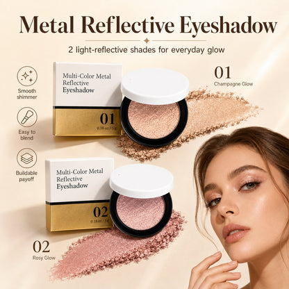 ⚡⚡Neueste Lidschattenkollektion 2026 – 50 % Rabatt |🎨💫 Multicolor Metallic Eyeshadow – Buildable, shimmering metallic eyeshadow