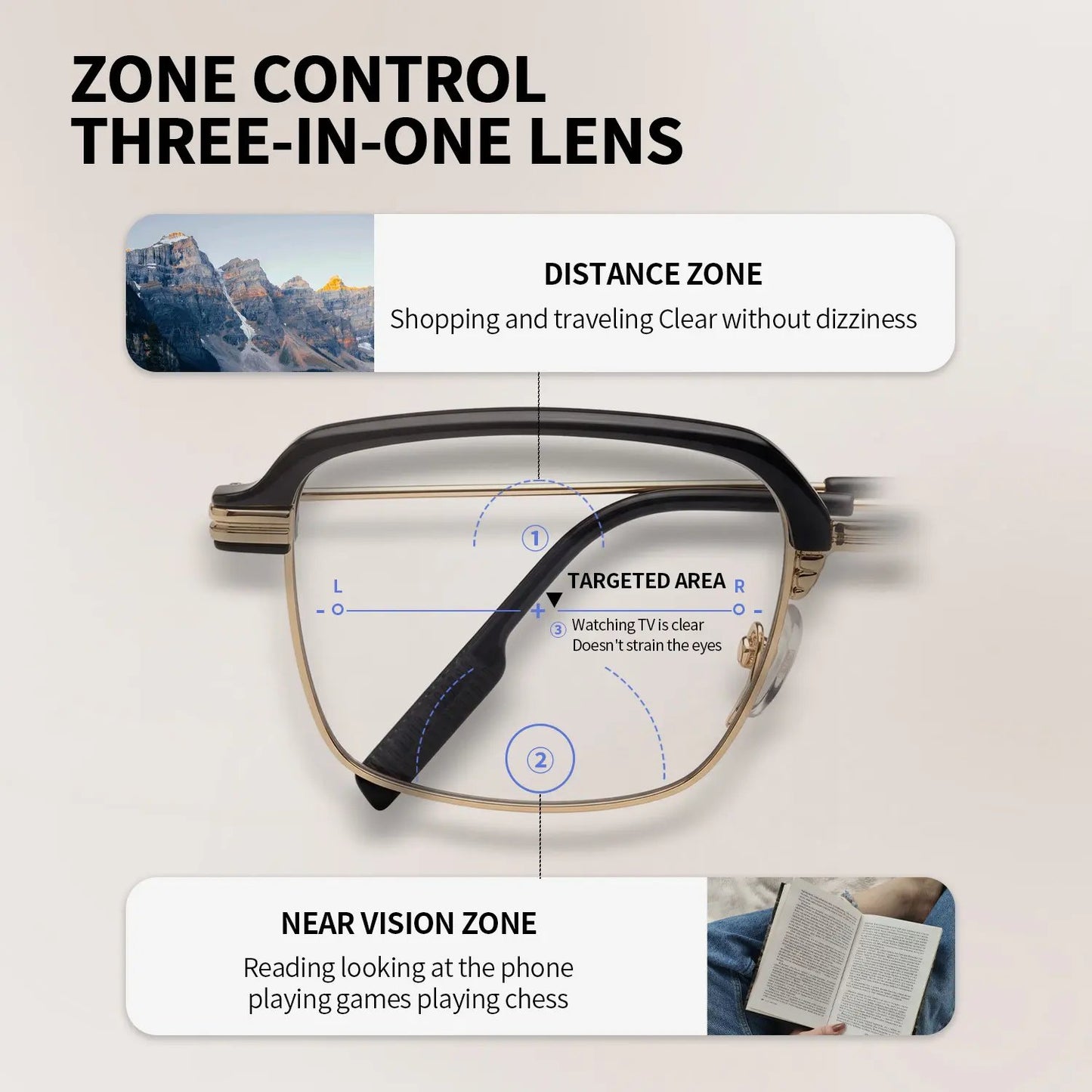🥳2026 HOT SALE🥳💞50K+ SOLD!👓✨ Auto-Adjusting HD Reading Glasses