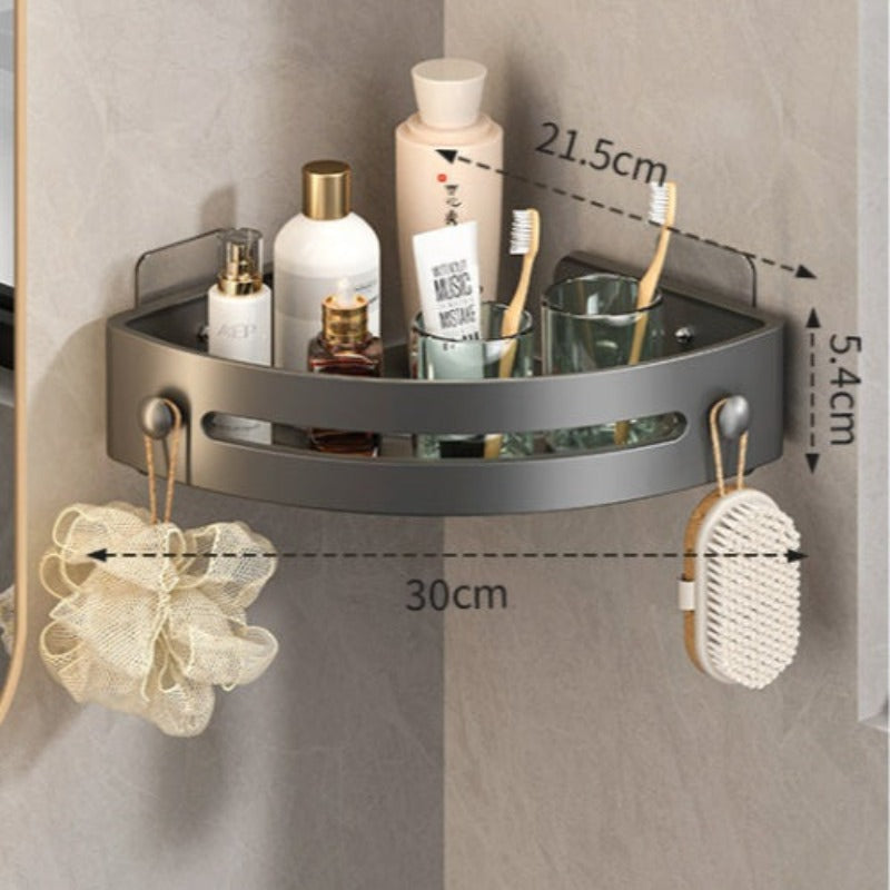 🌟Best-Seller | A Household Essential | Drill-Free Triangular Shower Shelf