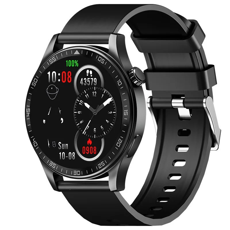 Waterproof Smartwatch with Flashlight 💡 1.5-inch Round Screen, 230mAh Pure Cobalt Battery, Bluetooth Calling Smart Watch for Outdoor Camping Hiking Adventure