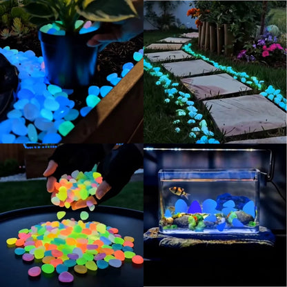 💥50%OFF💥🌈Colorful Glow-in-the-Dark Garden Stones