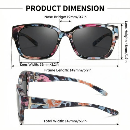 😎 Fitover Polarized Sunglasses for Myopia | UV400 & Anti-Blue Light | Ultra-Light Cat-Eye