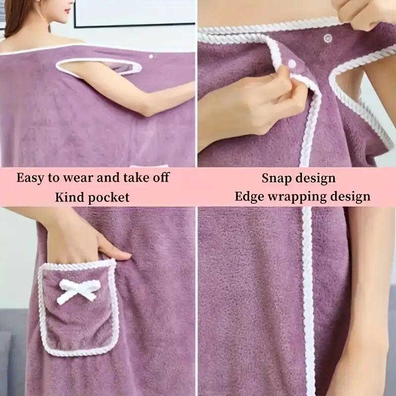 🔥Monthly sales of 150,000+, limited-time 50% off🎁Wearable, absorbent, soft adult bathrobe