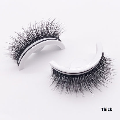 🌺Glue-Free Self-Adhesive Lashes – 3-Second, Natural & Reusable