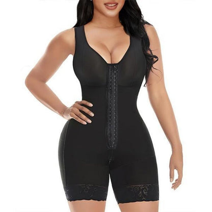 FAJAS  SHAPEWEAR FOR WOMEN TUMMY CONTROL POST SURGERY FULL BODY SHAPER BUTT LIFTER WITH ZIPPER CROTCH