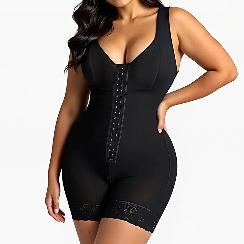 FAJAS  SHAPEWEAR FOR WOMEN TUMMY CONTROL POST SURGERY FULL BODY SHAPER BUTT LIFTER WITH ZIPPER CROTCH