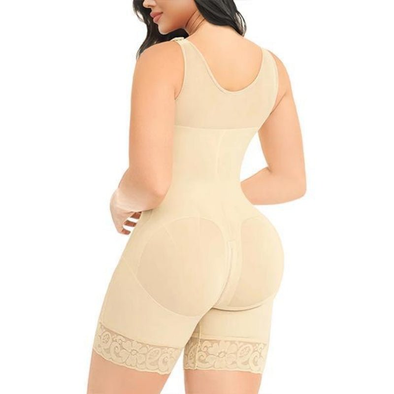 FAJAS  SHAPEWEAR FOR WOMEN TUMMY CONTROL POST SURGERY FULL BODY SHAPER BUTT LIFTER WITH ZIPPER CROTCH