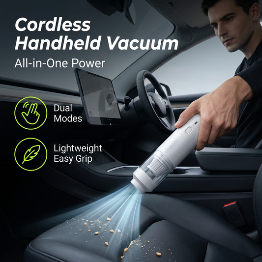 ✨4-in-1 Mini Car Portable Cordless Handheld Vacuum Cleaner