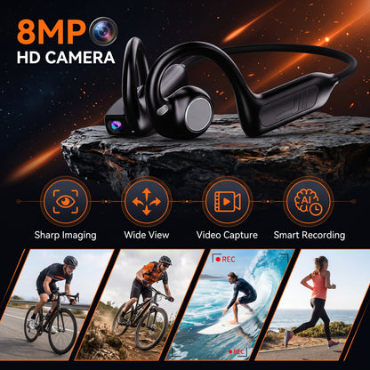 🔥50%OFF🔥Smart Camera Earphone Al Translator Wearable Headset