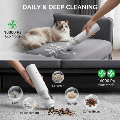 ✨4-in-1 Mini Car Portable Cordless Handheld Vacuum Cleaner