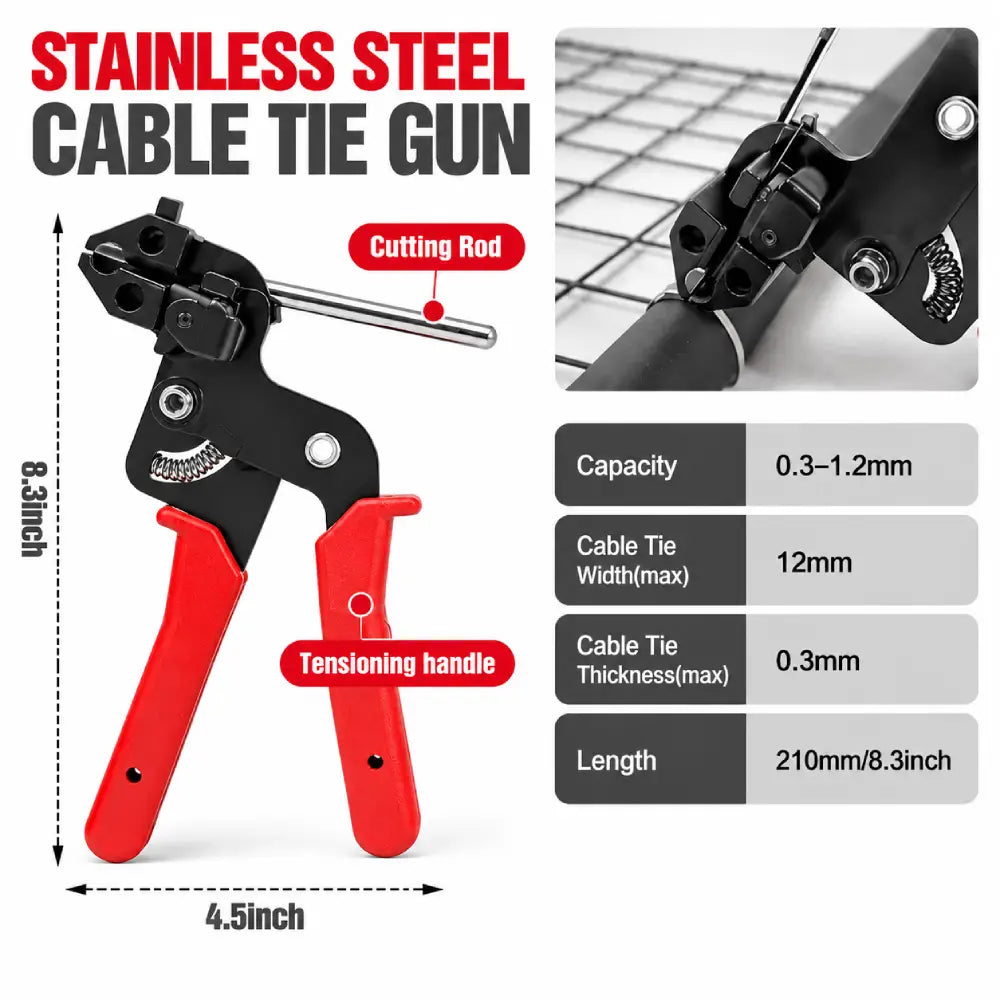 🛠️ Half-Price Offer ⚙Stainless Cable Tie Kit