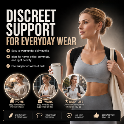 Posture Corrector Shoulder Brace – Open Shoulders, Stand Taller & Feel Confident✨