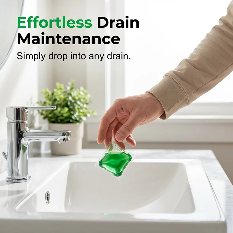 💥New Product Launch Special 50 off ✅Bio-Enzyme Drain Odor Eliminator Pods