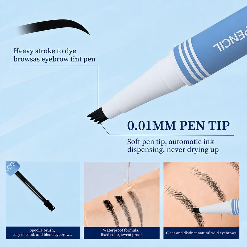 💕Buy One, Get One Free ✨ Dual-Tip 3D Microblading Eyebrow Pen for Natural, Long-Lasting Results! ✨