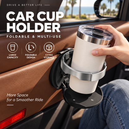 🚗 LIMITED-TIME 50% OFF! 🥤 Foldable Car Door Drink Holder ✨