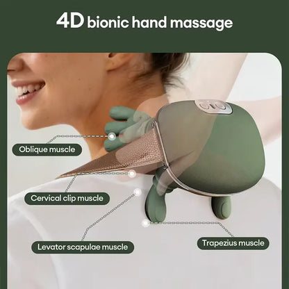 💥Last Day! 50% OFF✅2026 New‑Model Imitation‑Human‑Hand Shoulder & Neck Massager